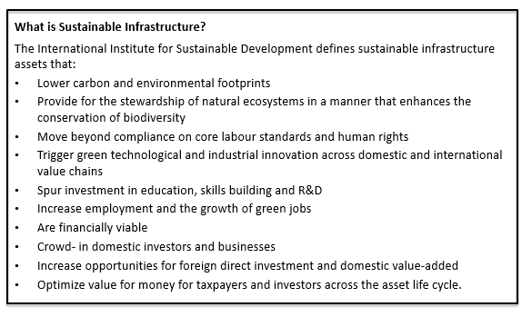 what is sustainable infrastructure